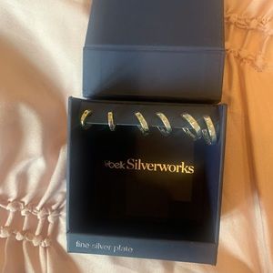 Bell Silverworks Fine Jewelry Silverplate 3 Pack Earrings